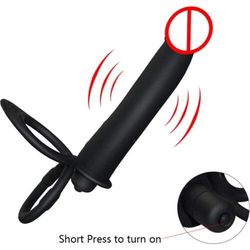 10 Speed Dildo Bullet Vibrators Adult Masturbator SM Double Penetration Erotic Anal Butt Plug G Spot Vibrator Sex Toys For Woman