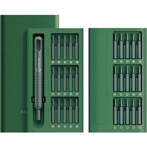 31 in 1 Screwdriver head set Multifunction screwdriver combination Mobile phone maintenance tools green phillips screwdriver