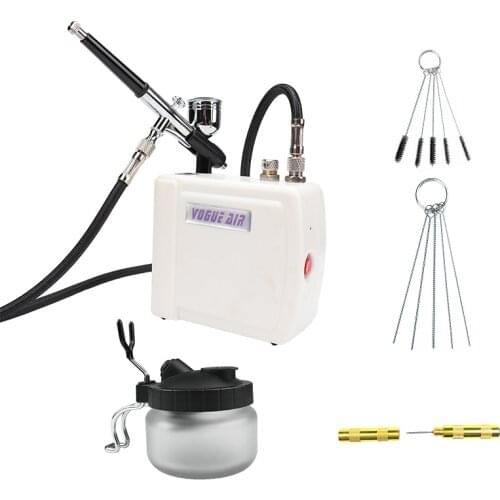 Airbrush Kit with Mini Air Compressor Air brush Spray Gun for Makeup Body Paint Temporary Tattoo gun AirBrush Nail Tool Set