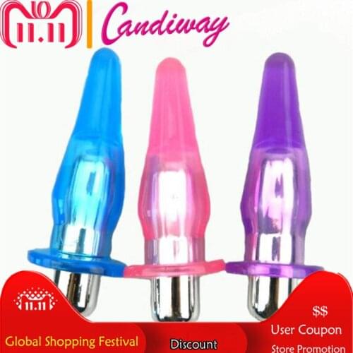 Mini anal vibrator plug erotic toys, secret sex toy butt plug vibrating prostate massage adult toys for men and women
