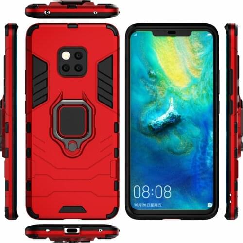 Phone Holder Finger Ring Case For Huawei Mate 20 Pro Magnetic Armor Shockproof Cover on For Huawei Mate 20 pro 20pro Mate20Pro