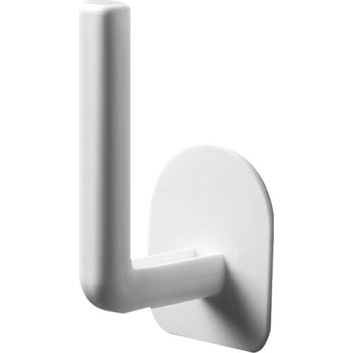 Paper Roll Holder Bathroom Towel Paper Tissue Wall Mounted Hanger Organizer Rack Self-adhesive Paper Holder Storage Hook