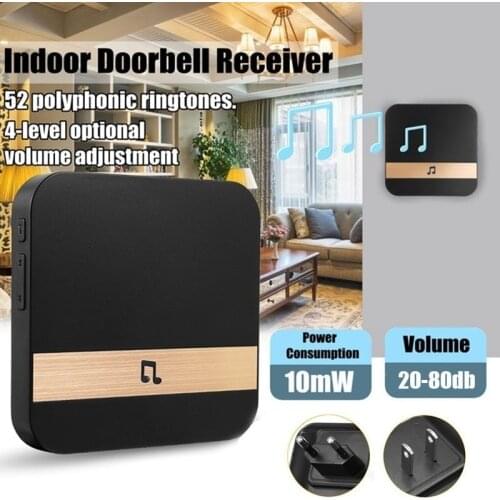 AC 110-220V Smart Indoor Doorbell High Quality Wireless WiFi Door Bell Waterproof Home Cordless Door Bell 200M Range US EU Plug