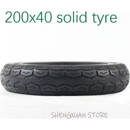 200x40 Electric Scooter Solid tire 8 inch folding bicycle scooter car motorcycle accessories babys car Non inflation solid tyre