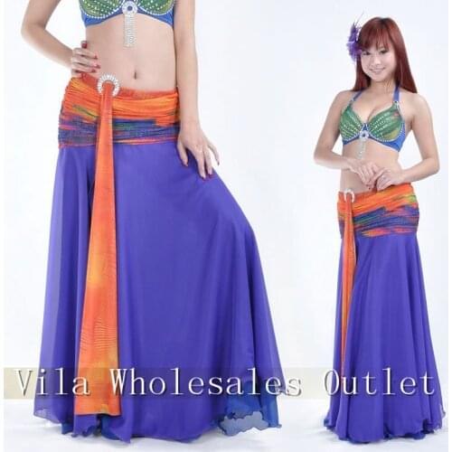 Belly Dance Costume 34c/75c 2pcs Bra&Skirt Sexy Dancing women dance clothes Set bellydance wear 715