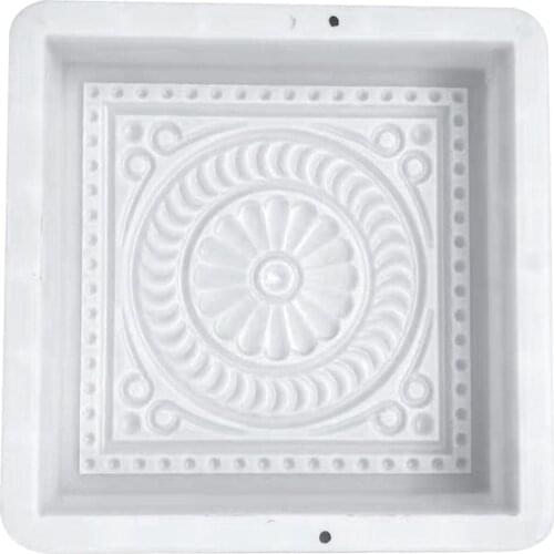 Beautiful Petal Cement Mold DIY Walkway Stepping Stones Cement Paving Mould For Garden Road Courtyard 32x32x6cm LBShipping