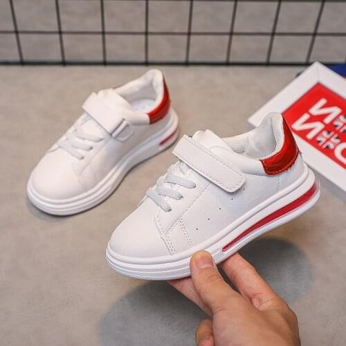 Kids Child Toddler Baby White Sneakers Shoes For Little Girls Boys Childrens Neon Green Casual Sports Shoes 1 2 3 4 5 7 Years