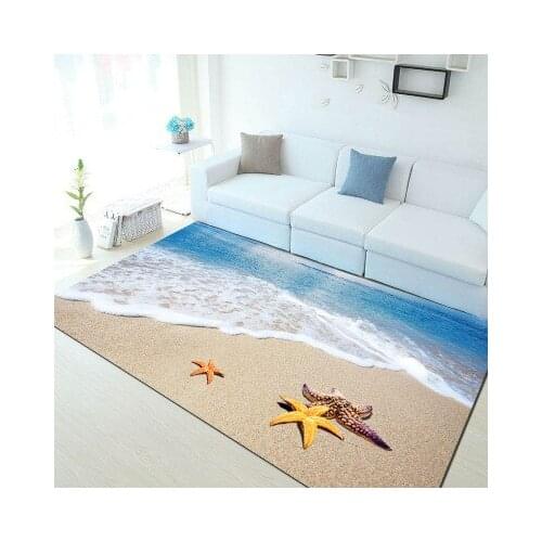 Summer 6mm ultra-thin 3D carpet Mediterranean style study room computer swivel mat mats living room sofa mats bedroom rectangula