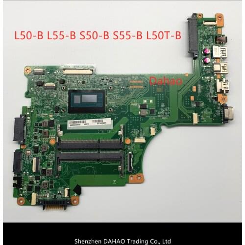 Laptop motherboard For TOSHIBA Satellite L50-B L55-B S50-B S55-B L50T-B motherboard DA0BLIMB6F0 with I3 CPU 100% tested OK