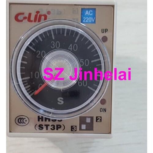 New and original HHS5-B(ST3PA-B) C-Lin Time relay DC24V, AC220V, AC380V (attached Base support)
