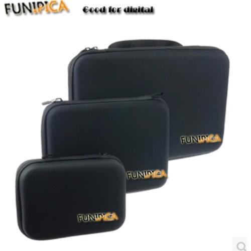 NEW 3 sizes camera Accessories for Gopro hero 5 carbon fiber bag with logo Gopro5 Storage bag free shipping