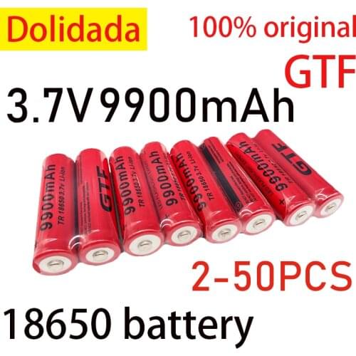 NeW 9900mAh 18650 Li-ion Bateria 3.7V Rechargeable Battery for LED Torch Flashlights Batteries bateria 18650 akumulator