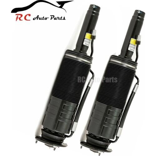 Pair Front Hydraulic W220 ABC Suspension Shock Fit Mercedes S CL Class 2000-2006 2203208213 2203205813