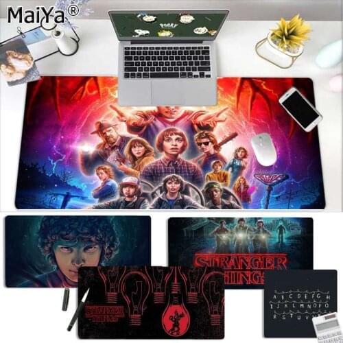 Maiya Stranger Things TV Customized MousePads Computer Laptop Anime Mouse Mat Free Shipping Large Mouse Pad Keyboards Mat