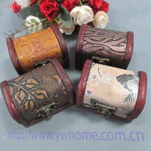 Retro Vintage Wooden Jewelry Trinket Box Storage Organizer Holder Case Chest Hot