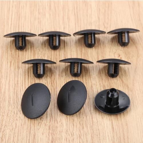 25Pcs Striped Carpet Strap Car Clip Clamp For Peugeot 408 307 206 Citroen C5 C2 Plastic Rivets Auto Fasteners Retainer Clips