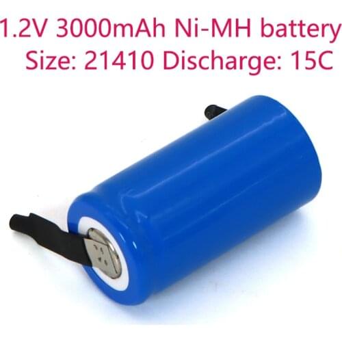 1.2V 3000mah 4/5 SC Sub C Ni-MH Nickel Electric tool rechargeable battery flashlight battery solar lamp electronic toy lamp