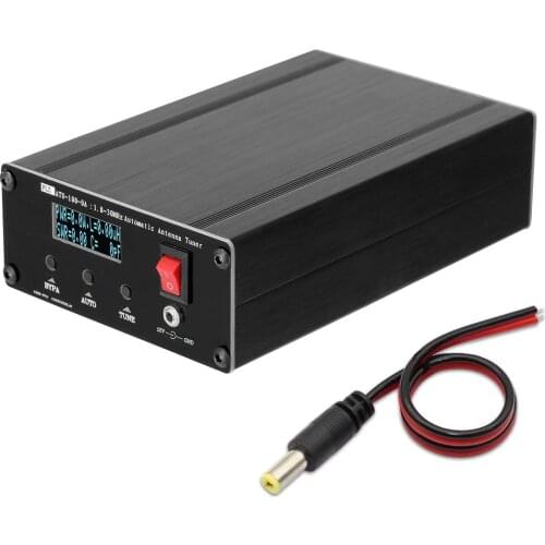 100W ATU100 1.8-30MHz Automatic Shortwave Antenna Tuner USB Type-C Rechargeable ATU-100 DIY Kits Mini Firmware Programmed Tools