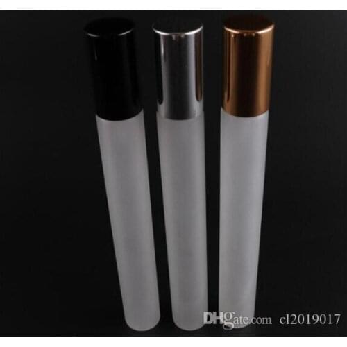 Free shipping 20ml Frosted Glass Spray Bottle Refillable Perfume Atomizer Thin Glass Perfume Vials 20cc Sample Packing Bottles