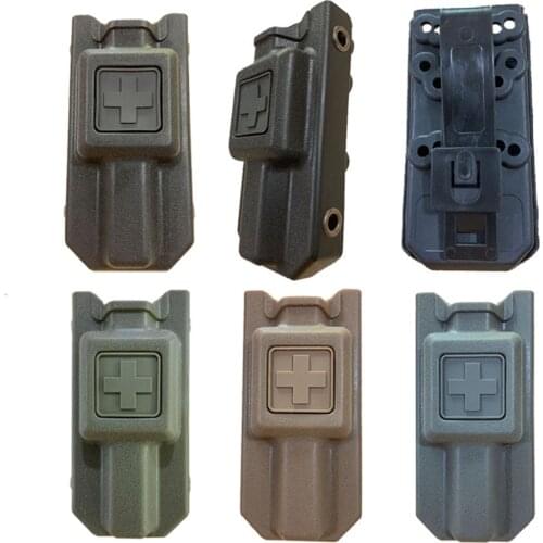 EMT Spinning Quick Pull Holder Case Military Fan Tactical Bandage Carrier Pouch Outdoor Camping Tourniquet Storage Box