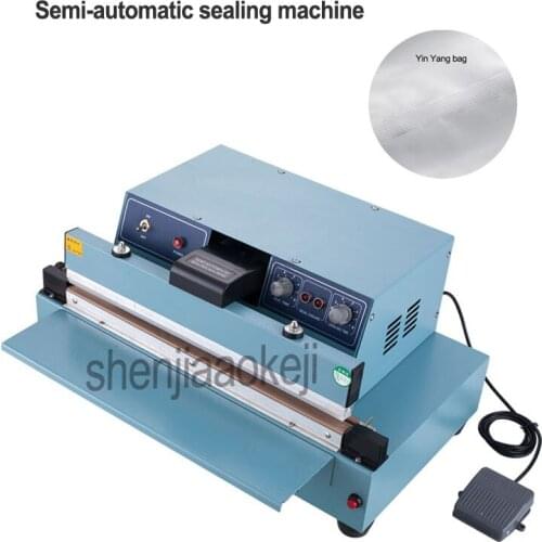 Household Sealer Commercial Desktop semi-automatic sealing machine Pedal plastic bag sealing machine 220v 1000w 1pc