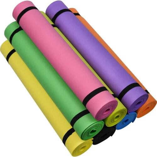 Yoga Mat Anti-skid Sports Fitness Mat 4mm Thick Comfort Foam Yoga Matt For Exercise Pad Women Sport Yoga Pilates Gymnastics Mat