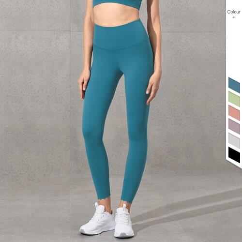 2021CH New NULS-Air Supporting Naked Womens High Waist Yoga Pants Hip Lifting Elastic Abdomen Training Sports Leggings