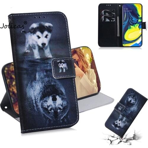 Magnolia Protective Phone Cases For capinha Samsung A80 Estuche Celular sFor Samsung Galaxy para A90 PU Leather Wallet Case