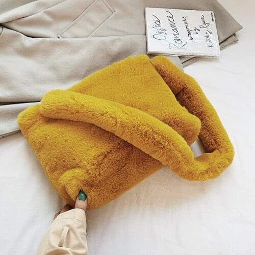 2021 Fashion Luxury Corduroy Chain Shoulder Bags Crossbody Bag For Women High Quality Handbags Female Plush Bags Tote Purse New