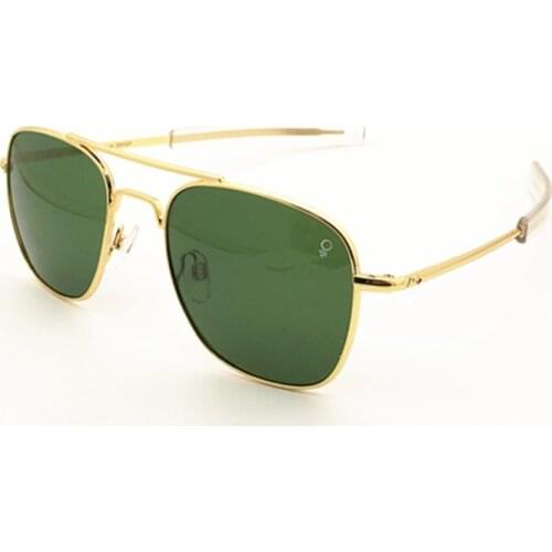 USA Pilot AO Sunglasses glasses lenses America Army Military Sun Glasses Man Woman Fashion Band Vintage Top Quality 002
