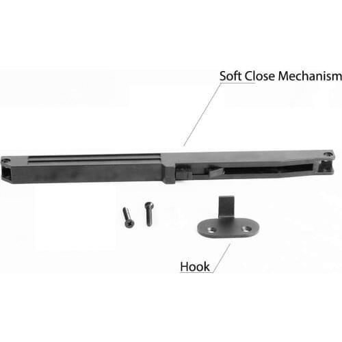 Soft Close Mechniam for Sliding Barn Door Track