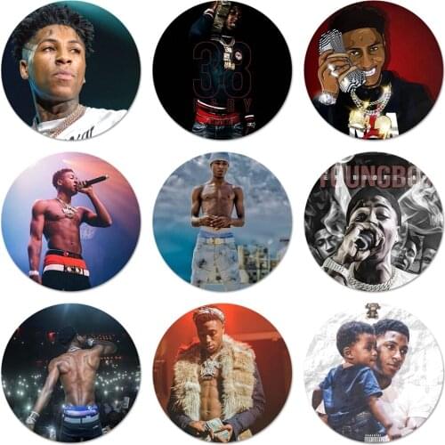 New Arrival Youngboy Never Broke Again Badge Brooch Pin Accessories For Clothes Backpack Decoration gift