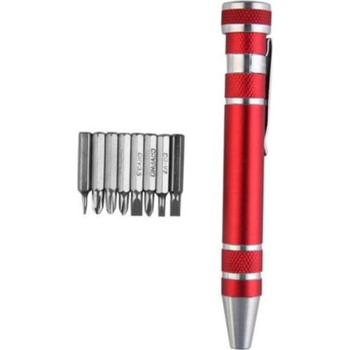 8-in-1 screwdriver Aluminum Alloy Screw Driver Screwdriver Set portable hand tool