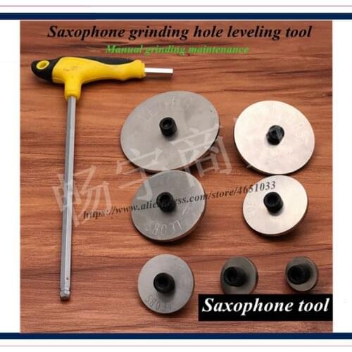 Wind instrument Lapping tools Saxophone tube sound hole grinding leveling repair tool Manual Abrade maintenance