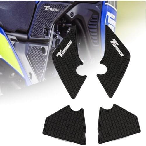 Motorcycle Tank Traction Pad Side Gas Knee Grip Protector Anti slip sticker For Yamaha T7 Rally Tenere700 Rally XTZ 00 2019-2021