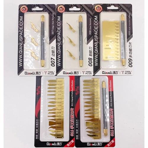 Qianli 007 008 009 011 High Quality CPU IC Glue Remover Knife Thin Blade Motherboard BGA Chip Cleaning Scraping Pry