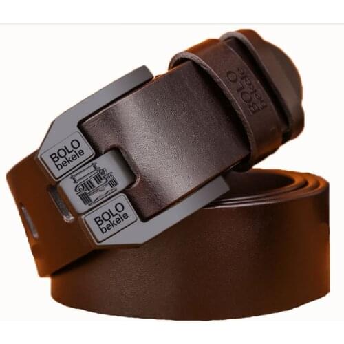 Men high quality genuine leather belt luxury designer belts men cowskin fashion Strap male Jeans for man cowboy free shipping