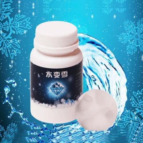 Christmas Party Decoration Christmas Swells In Water Snow Powder Toys Artificial Snow Fake Snow Magic Prop Powder Magic