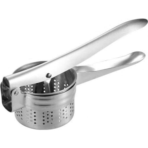 Manual Press Juicer Tool Multi-purpose Stainless Steel Vegetable Stuffing Dehydrating Dumpling Stuffing Water Squeezer