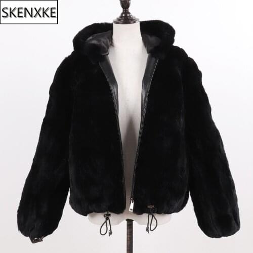 SKENXKE Women's Hooded Jackets