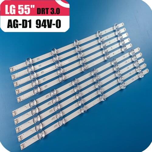 NEW Full Backlight Array LED Strip Bar LG 55'DRT3.0 55LB650V 55LB630V LC550DUH FG 55LF5610 55LF580V 55LF5800 55LB630V 55LB6300