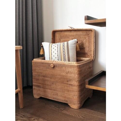 Vietnamese rattan woven storage box
