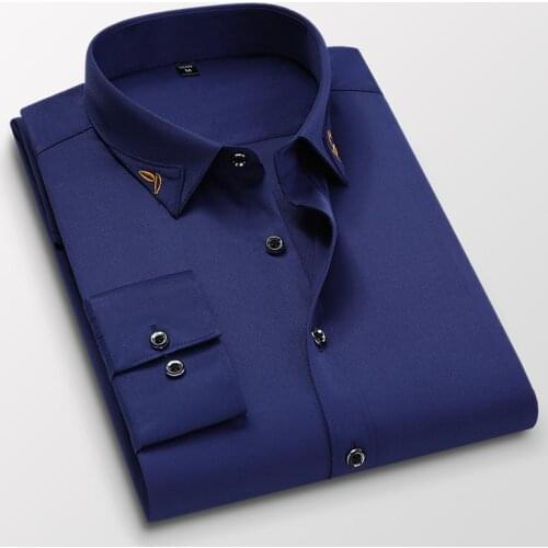 Мужские приталенные рубашки XMGOLONG China At AliExpress