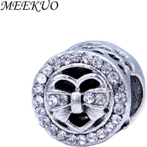 Jewelry Fit Original Charms Bracelet Breast Cancer Hope Ribbon Family Mom Bead Women DIY Berloque