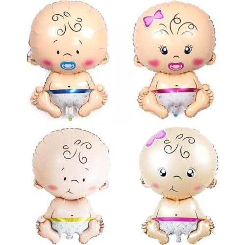 1pc Lovely Angel Pacifier Baby Boy Girl Foil Balloon for DIY Baby Shower Supplies 1st Happy Birthday Party Decoration Supplies