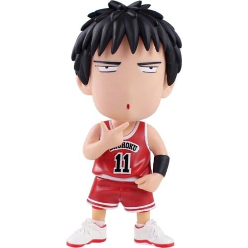 17cm Anime Slam Dunk Kaede Rukawa Basketball Forward Pitching Genius Handsome PVC Action Figure Model Toy Kids Gift Brinquedos