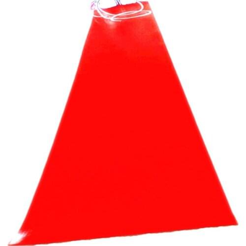 250*2000*1.5mm 110v 2000w silicone heating pad for tank 1000mm lead wire come out from middle of 250mm side