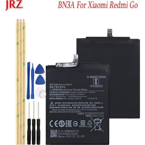 3.85​V 2910/3000mAh BN3A battery For Xiaomi Redmi Go phone Replacement High Quality Batteries Bateria with Free Tools Set