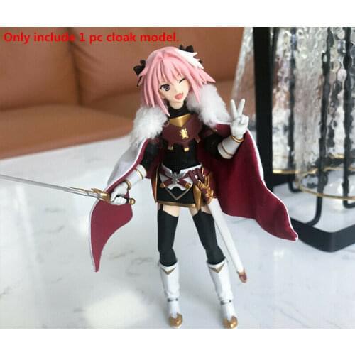 1/12 Scale Soldier Clothes Accessories Cloak with Fur Collar Model for 6"