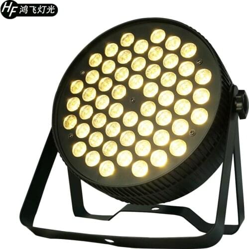 Aluminum 54X3W Warm White Led Par Light DMX Stage Led Flash Light
